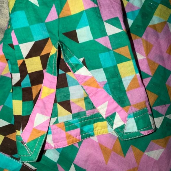 Tory Burch Multicolor Geometric Tunic - Picture 4 of 6